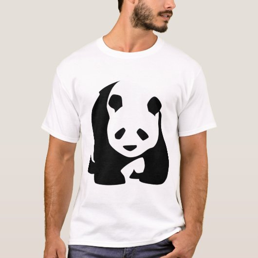 Wanderung Panda T-Shirt (Vorderseite)