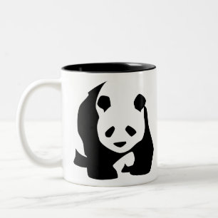 Wanderung Panda Zweifarbige Tasse
