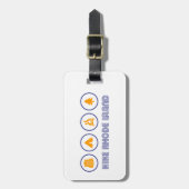 Wanderung Rhode Island Gepäckanhänger (Vorderseite vertikal)