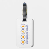 Wanderung Rhode Island Gepäckanhänger (Rückseite vertikal)