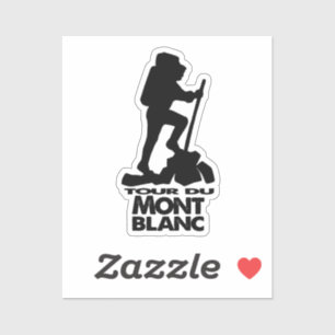Wanderung Tour du Mont Blanc Sticker