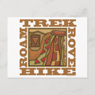 Wanderung, Trek Postkarte