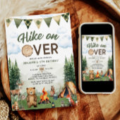 Wanderung über Camping Geburtstag Einladung