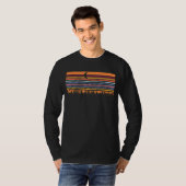 Wanderung Wanderer Outdoor Camping Naturwald Retro T-Shirt (Vorne ganz)