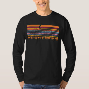 Wanderung Wanderer Outdoor Camping Naturwald Retro T-Shirt