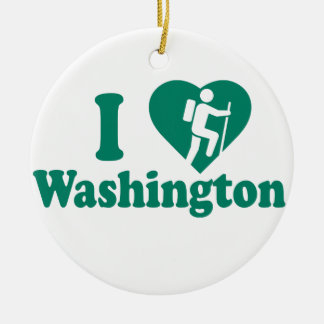 Wanderung Washington Keramikornament