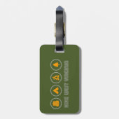 Wanderung West Virginia Gepäckanhänger (Rückseite vertikal)