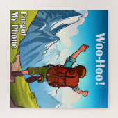 Wanderung Woo-Hoo hat mein Telefon vergessen Puzzle (Horizontal)