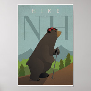Wanderungs-New Hampshire Poster