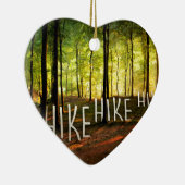 Wanderungs-Wanderungs-Wanderung Keramikornament (Rechts)