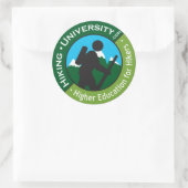 Wanderuniversität - Circle Promo Aufkleber (Tasche)