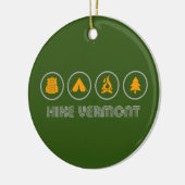 Wandervermont Keramik Ornament (Links)