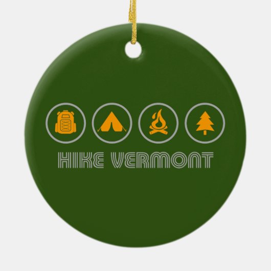 Wandervermont Keramik Ornament (Hinten)