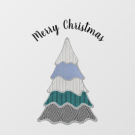 Wandervoller Sweather Frory Weihnachtsbaum Fensteraufkleber