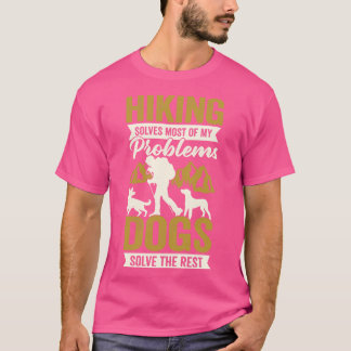 Wanderwanderweg Hund Lover Geschenk T-Shirt