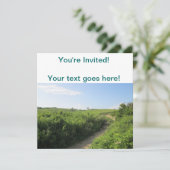 Wanderweg Einladung (Stehend Vorderseite)