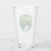 Wanderweg Hiawatha Glas (Rückseite)