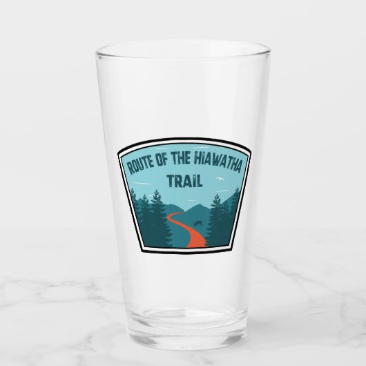 Wanderweg Hiawatha Glas (Vorderseite)