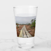 Wanderweg im Sumpf Glas (Rückseite)