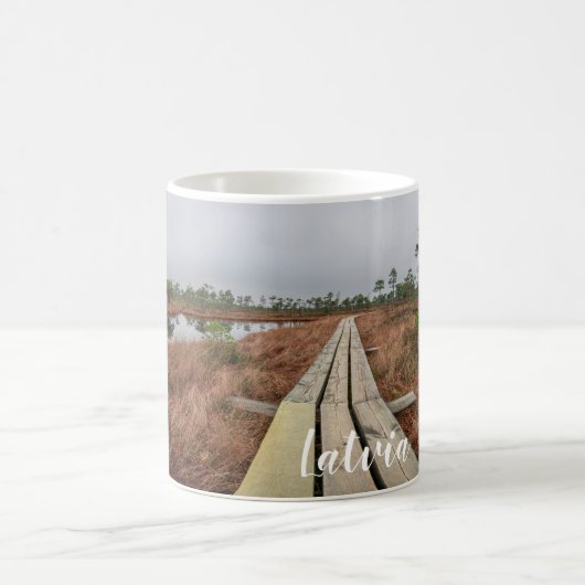 Wanderweg im Sumpf Kaffeetasse (Mittel)