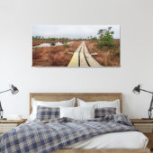 Wanderweg im Sumpf Leinwanddruck (Insitu (Schlafzimmer))