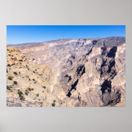 Wanderweg in Jebel Shams Poster