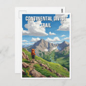 Wanderweg Kontinentalteilbahn Postkarte (Vorne/Hinten)