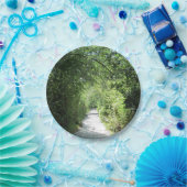 Wanderweg mit Grünanlage Pappteller (Party)