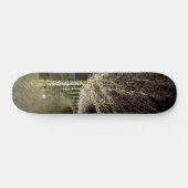 Wanderweg mit leuchtenden Bäumen Skateboard (Horizontal)