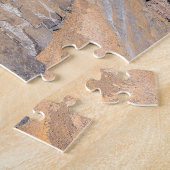 Wanderweg oben in den Bergen auf Madeira Portugal Puzzle (Seite)