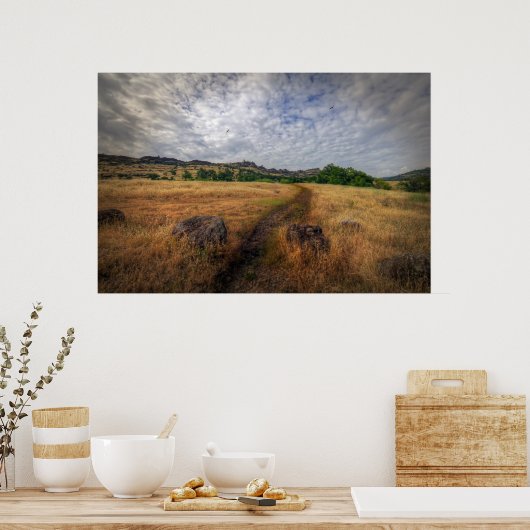 Wanderweg Poster (Küche)