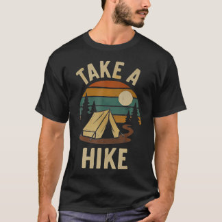 Wanderweg Zelt Natur Camping Abenteuer T-Shirt