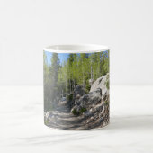Wanderweg zu Alberta Falls Kaffeetasse (Mittel)