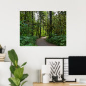 Wanderweg zu den Marymere-Fällen I Poster (Heimbüro)
