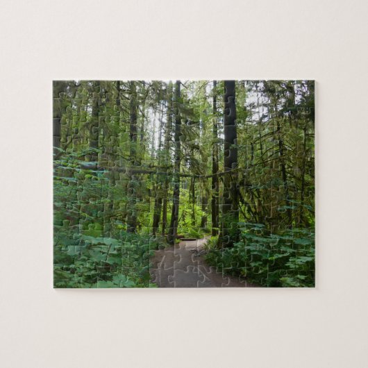 Wanderweg zu den Marymere-Fällen I Puzzle (Horizontal)