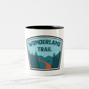 Wanderweg Zweifarbige Tasse