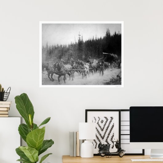 Wanderwege Alaska 1908 Poster (Heimbüro)