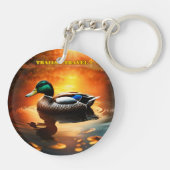 Wanderwege I Reisedusche Schlüsselanhänger (Rückseite)