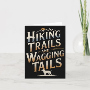 Wanderwege und Wagner Schwänze Wanderung Hund W Karte