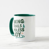 Wanderwege unendlich viel Freude Tasse (Vorderseite Links)