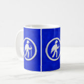 Wanderwegmarkierung für Falken Kaffeetasse (Vorderseite Links)
