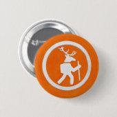 Wanderwegmarkierung für Hirsche Button (Vorne & Hinten)