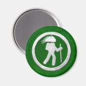 Wanderwegweiser für Stachelschweine Magnet (Vorderseite/Rückseite)