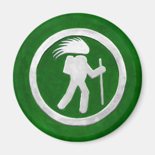 Wanderwegweiser für Stachelschweine Magnet