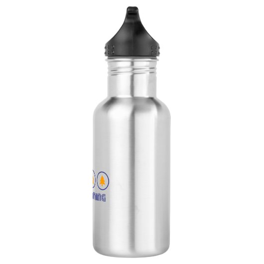 Wanderwyoming Edelstahlflasche (Rechts)