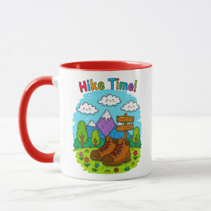 Wanderzeit Kinder Wachsmalstift-Abenteuer-Kunst Tasse