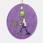 Wanderzombie Keramik Ornament (Links)