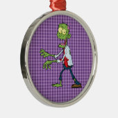 Wanderzombie Ornament Aus Metall (Rechts)