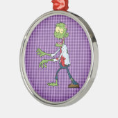 Wanderzombie Ornament Aus Metall (Links)