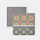 Wandfliesen aus dem Mihrab der Moschee von Tschech Magnet (Vorderseite/Rückseite)